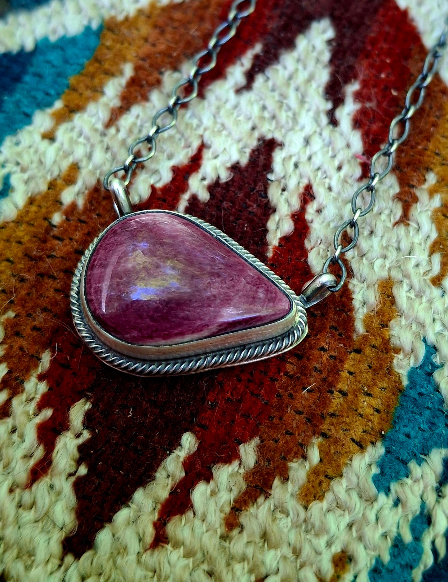 Purple Spiny Necklace - N160