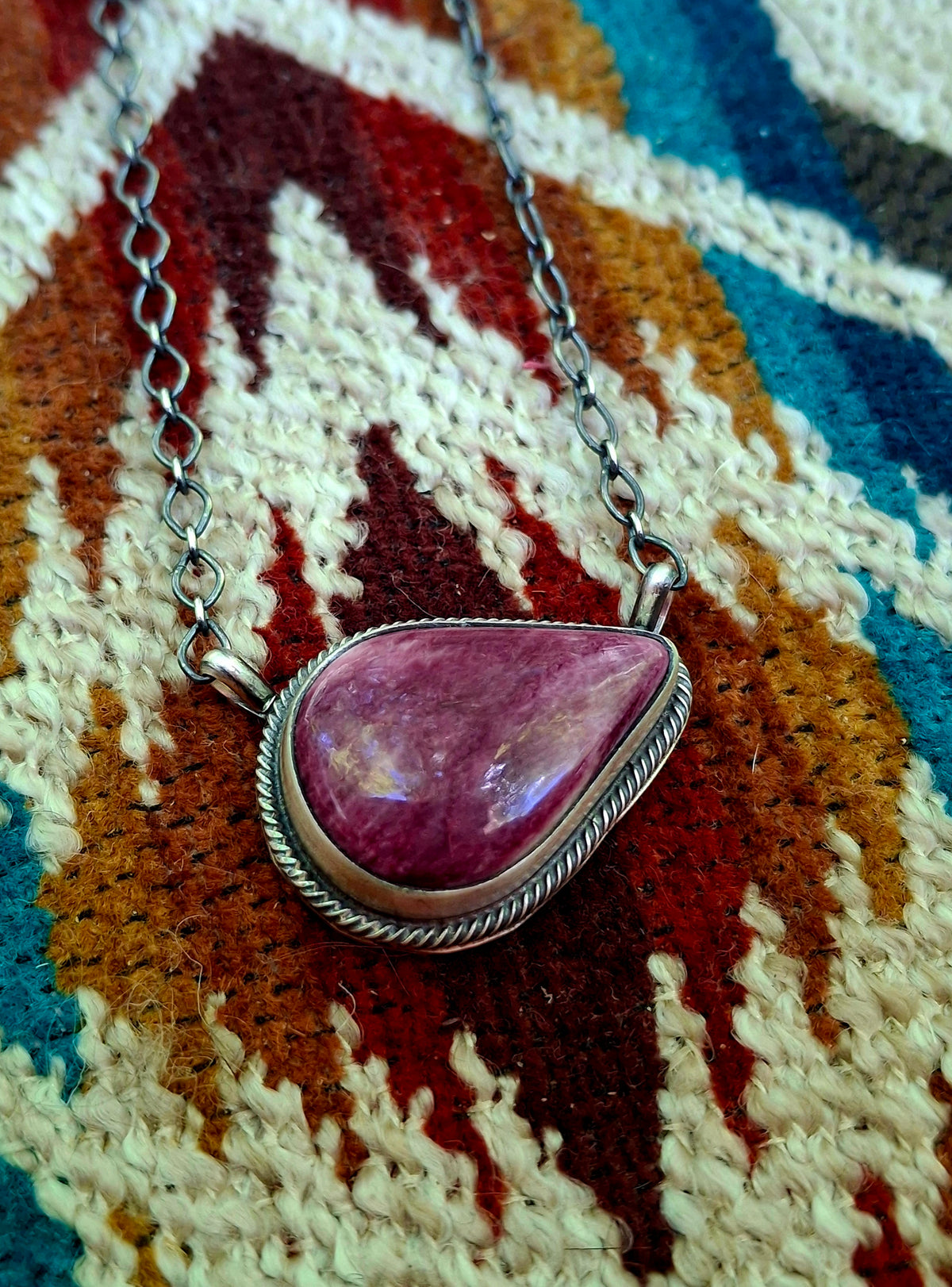 Purple Spiny Necklace - N160