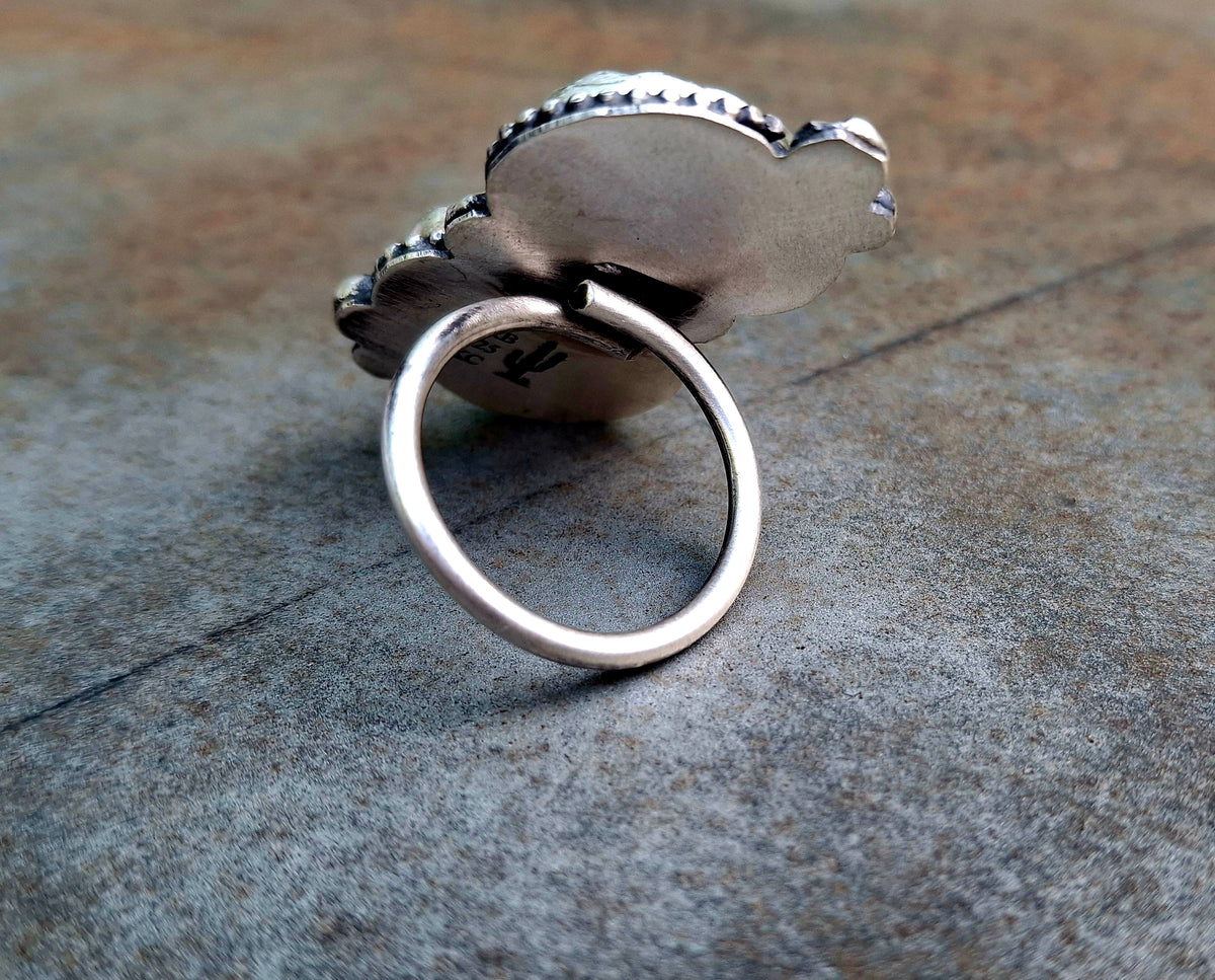 Fox Turquoise Adjustable Ring