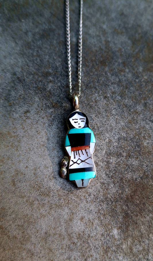 Multi-Stone Lady Necklace - N43