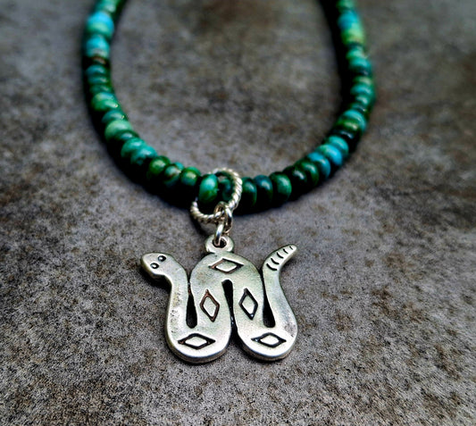 Hubei Bead Snake Necklace - N170