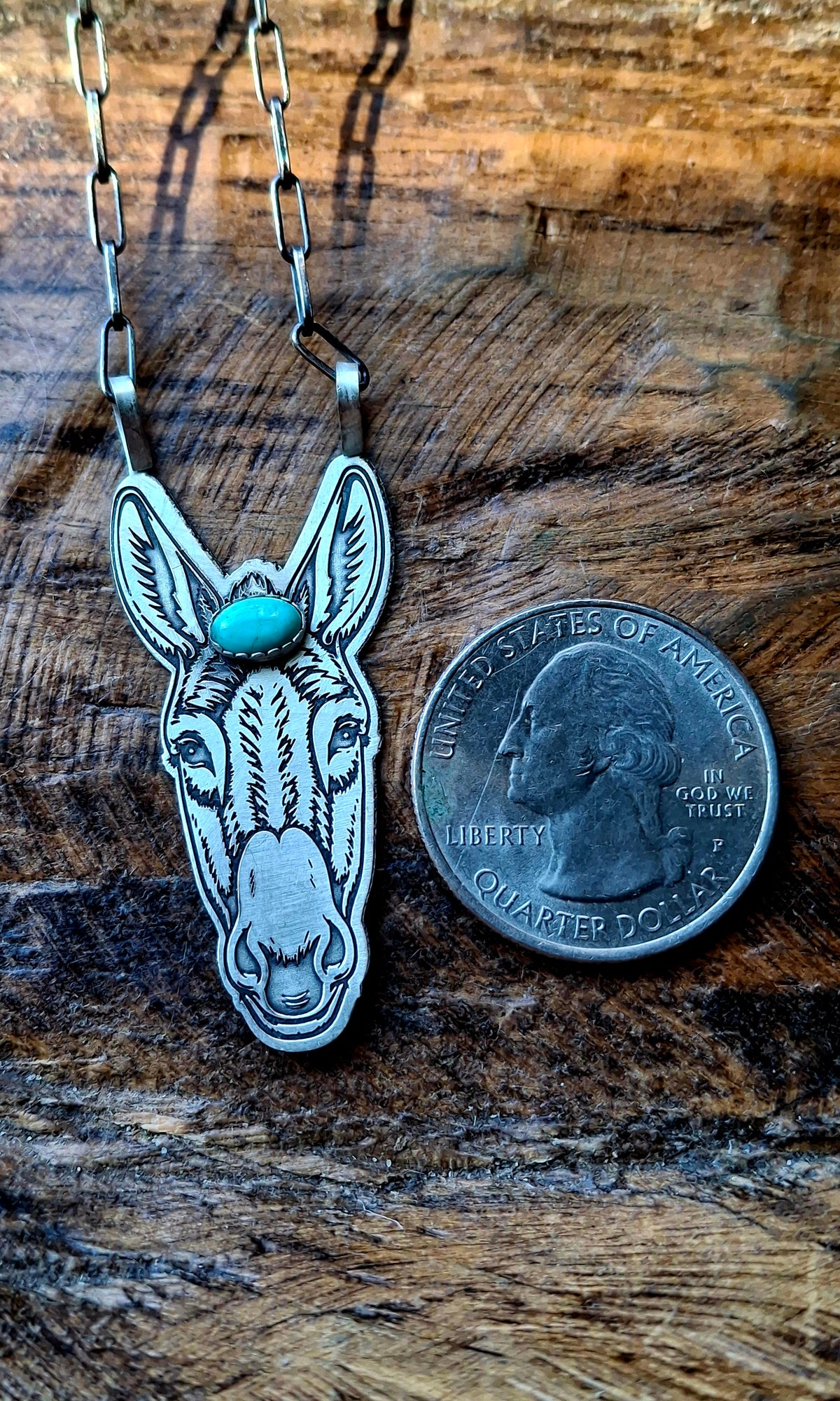 Kingman Donkey Head Necklace