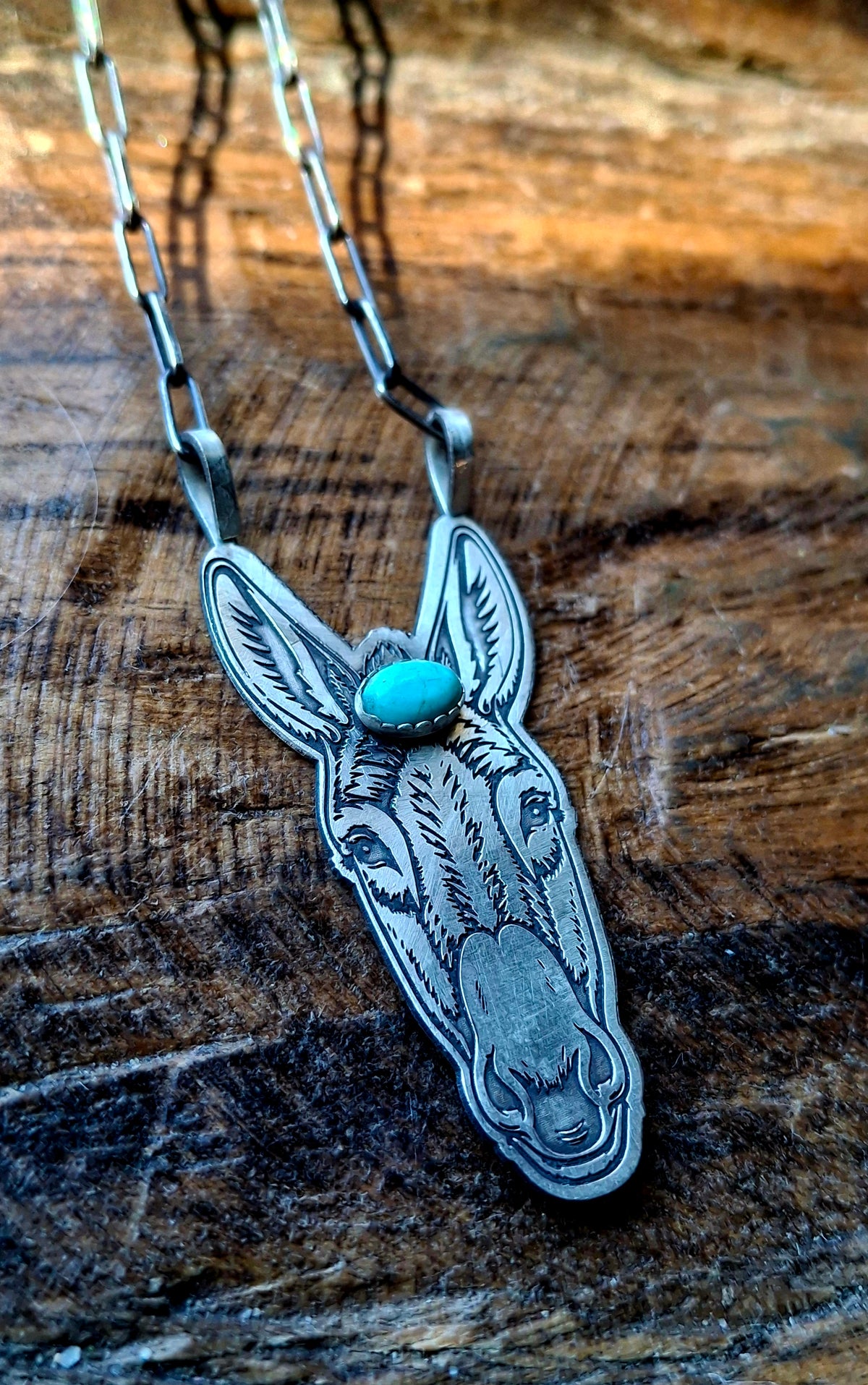 Kingman Donkey Head Necklace