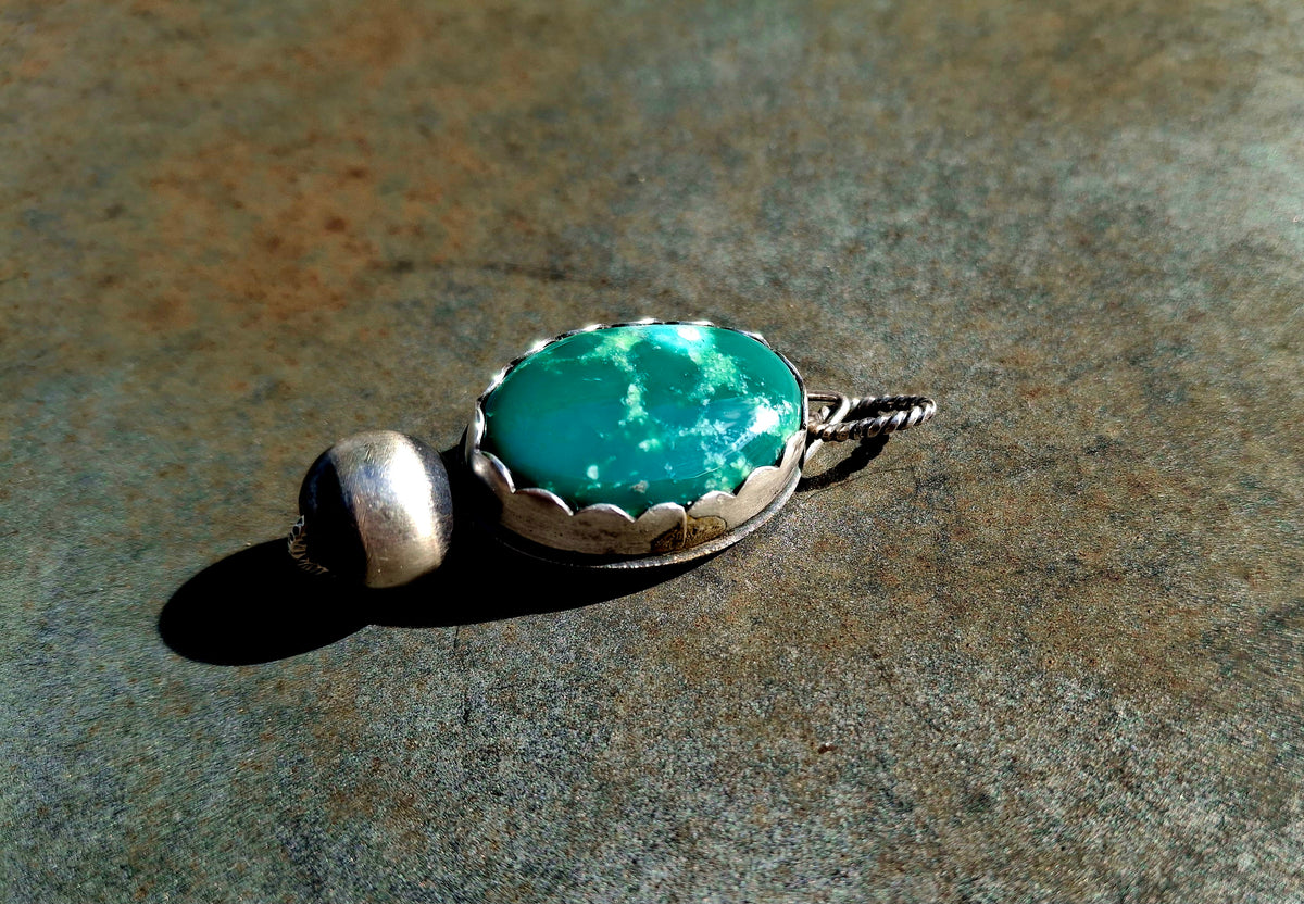 Armenian Turquoise Pendant - P67