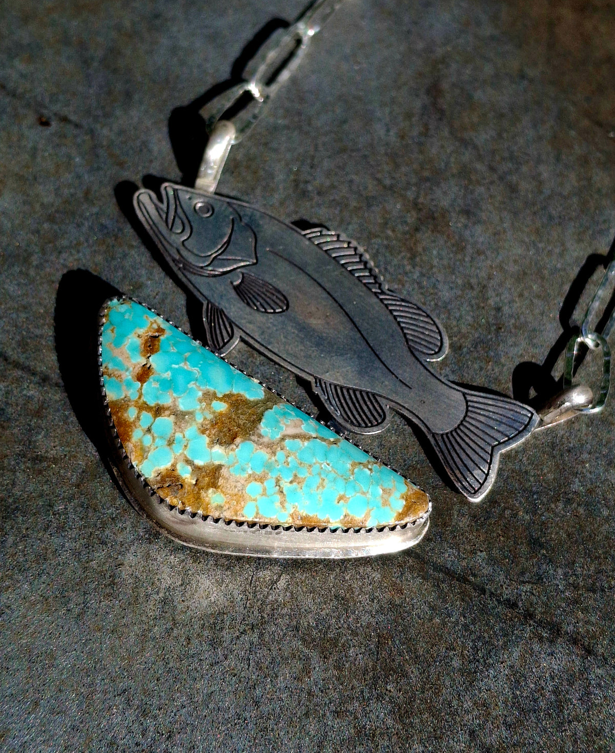 Mine 8 Fish Necklace - N192