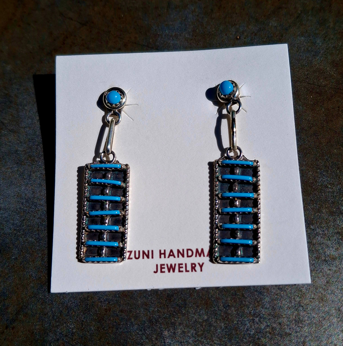 Kingman Needlepoint Earrings - E29