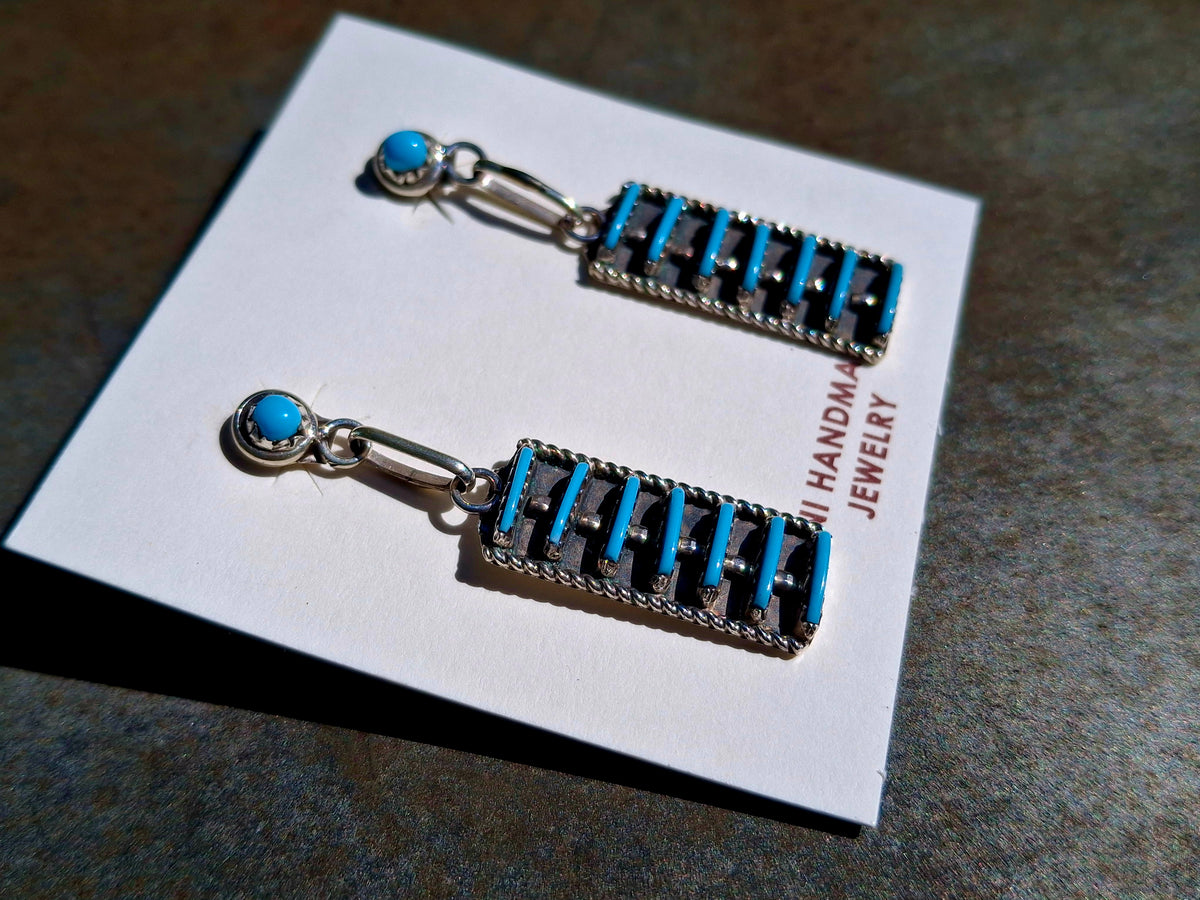 Kingman Needlepoint Earrings - E29