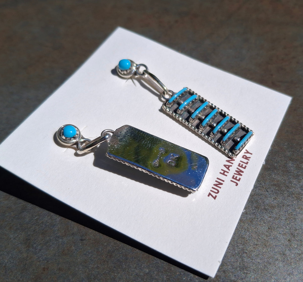 Kingman Needlepoint Earrings - E29