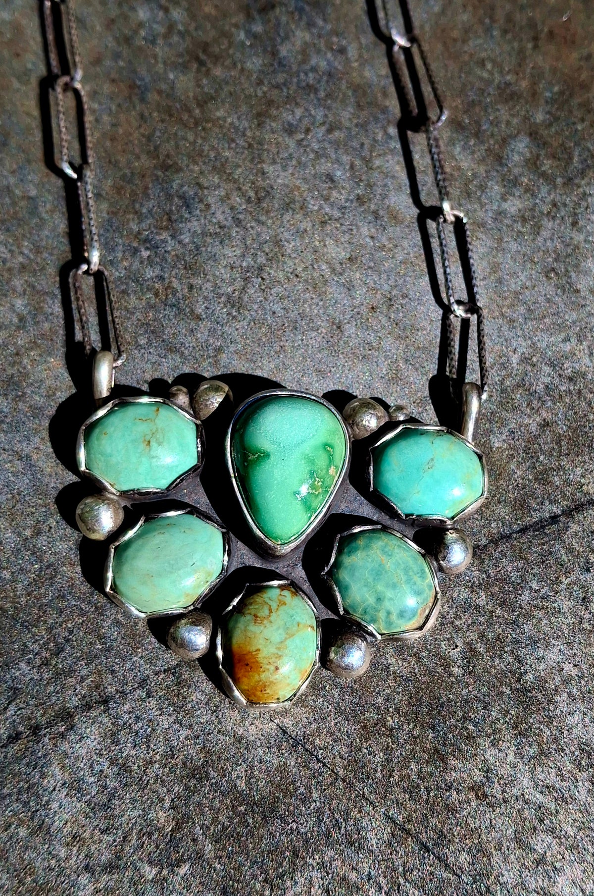 Sonoran Gold Cluster Necklace - N189