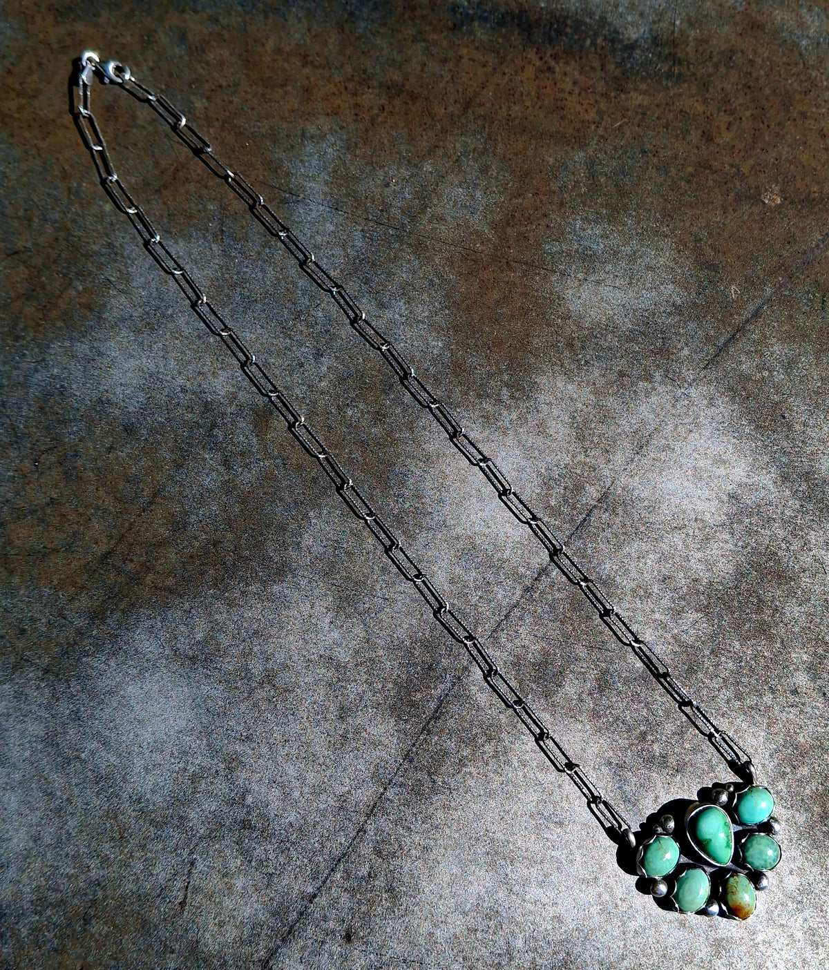 Sonoran Gold Cluster Necklace - N189