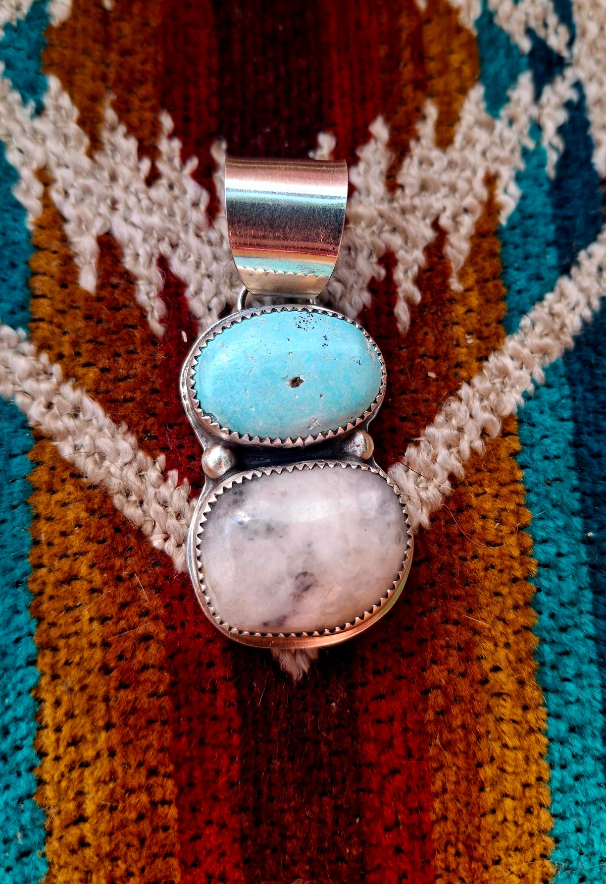 Carico Lake/Zebra Jasper Pendant