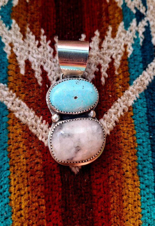 Carico Lake/Zebra Jasper Pendant