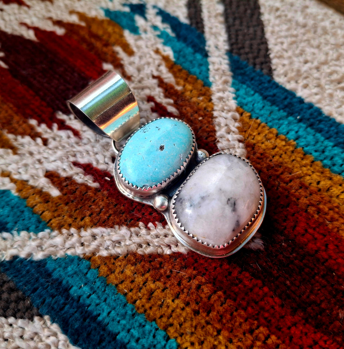 Carico Lake/Zebra Jasper Pendant