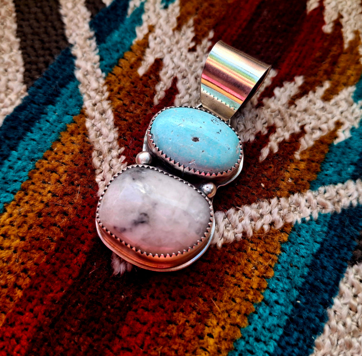 Carico Lake/Zebra Jasper Pendant