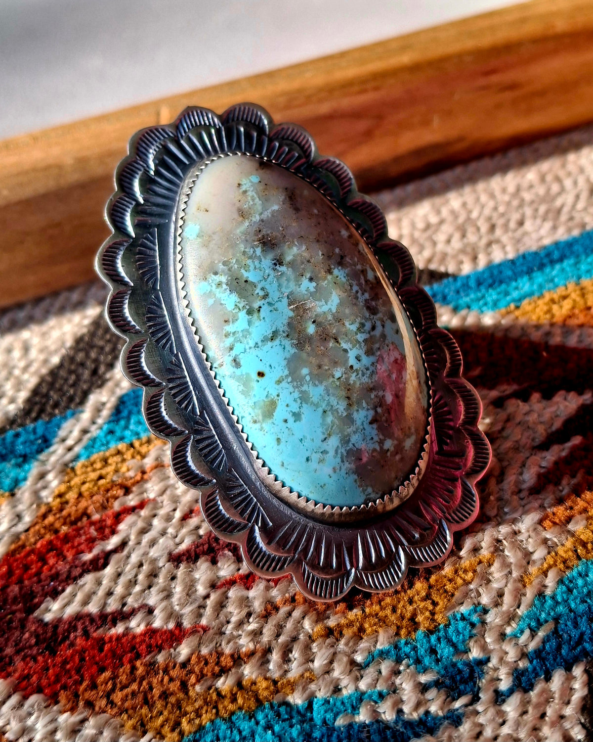 Turquoise Adjustable Ring