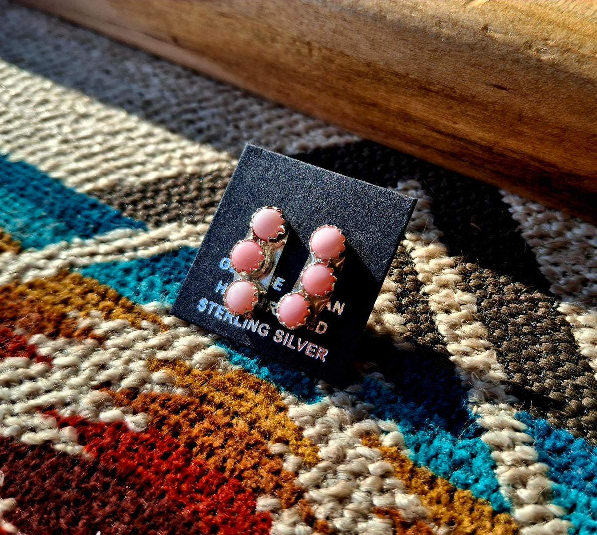 Pink Conch Studs