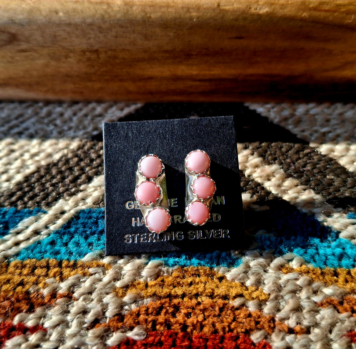 Pink Conch Studs