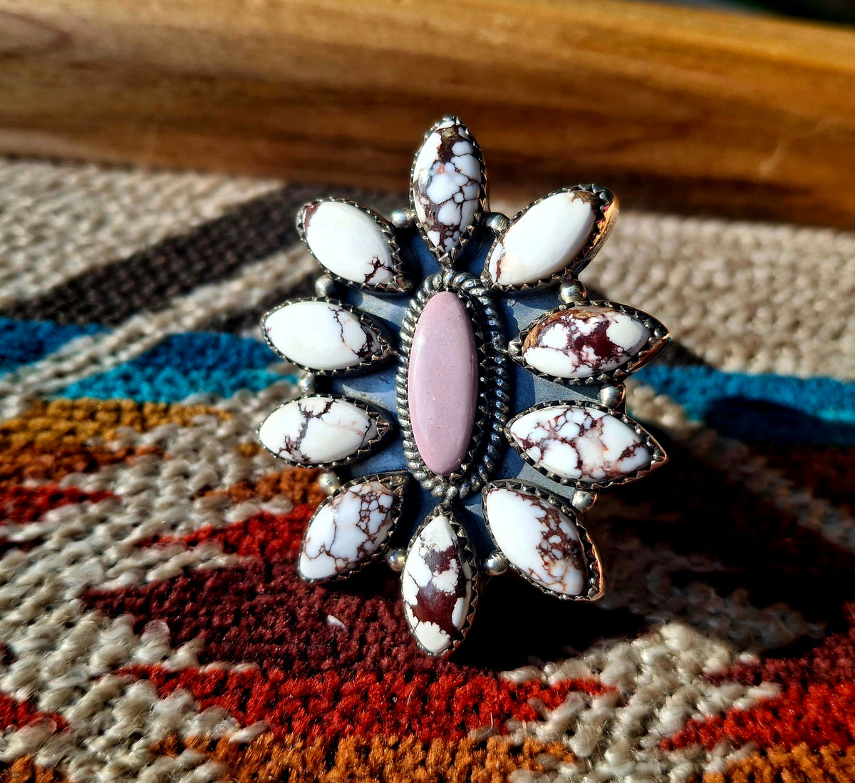 Wild Horse/Phosphosiderite Adjustable Ring