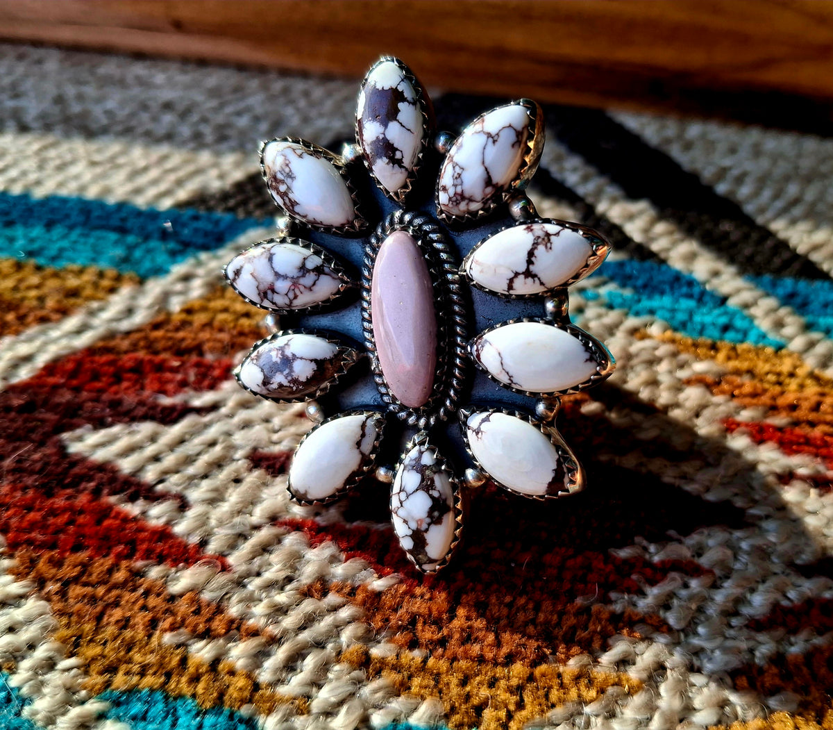 Wild Horse/Phosphosiderite Adjustable Ring