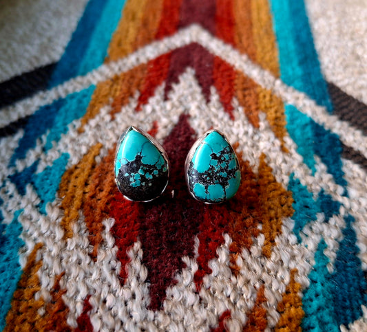 Tibetan Turquoise Studs