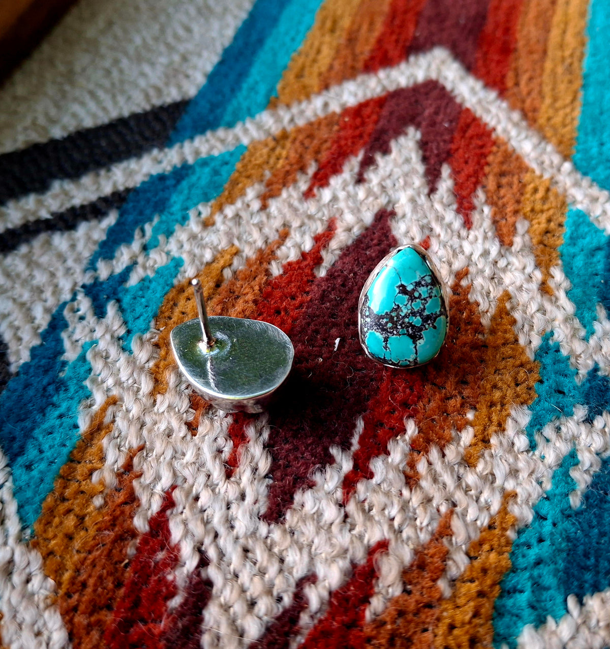 Tibetan Turquoise Studs
