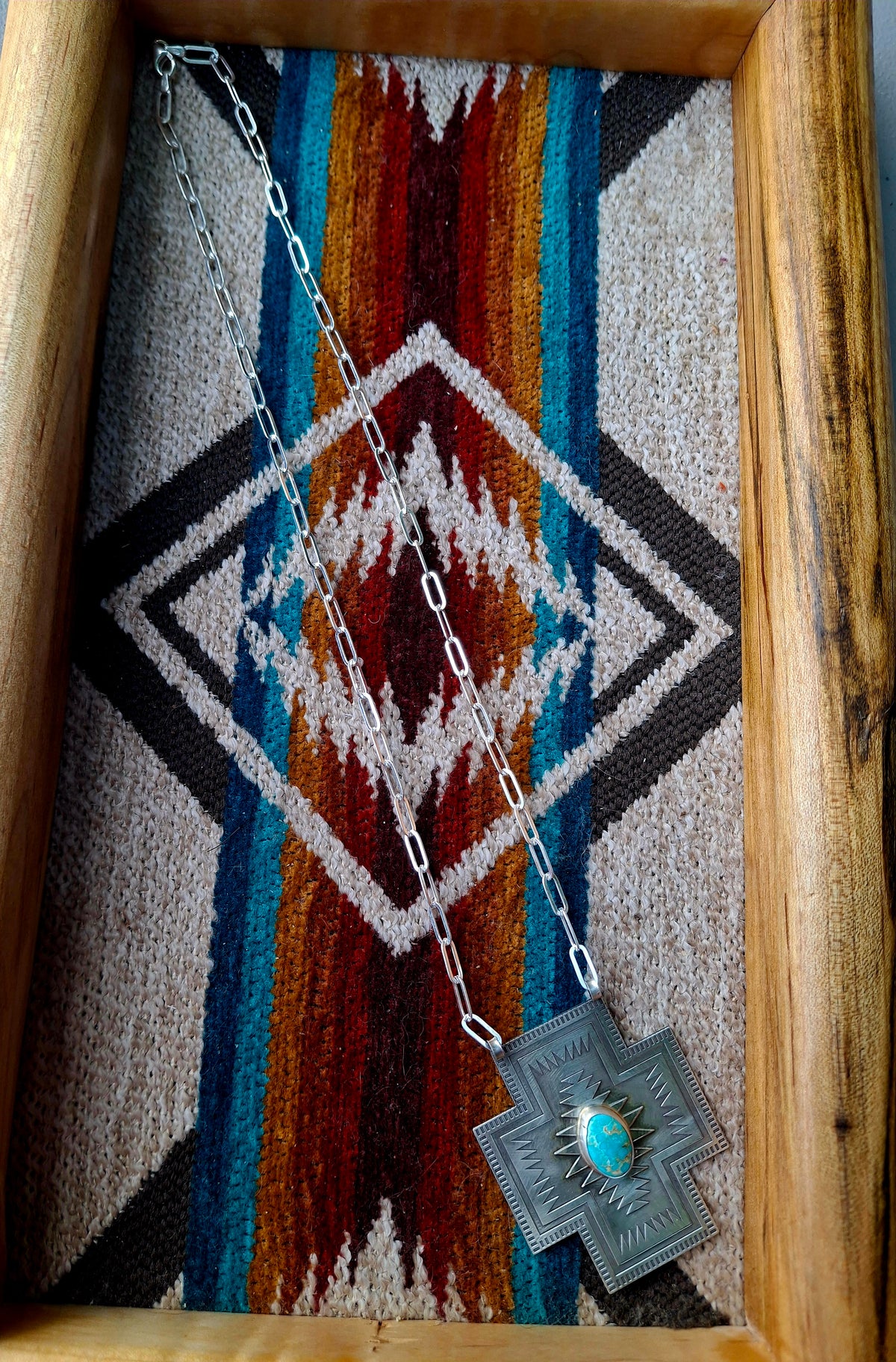 Sierra Bella Geometric Cross Necklace - N204