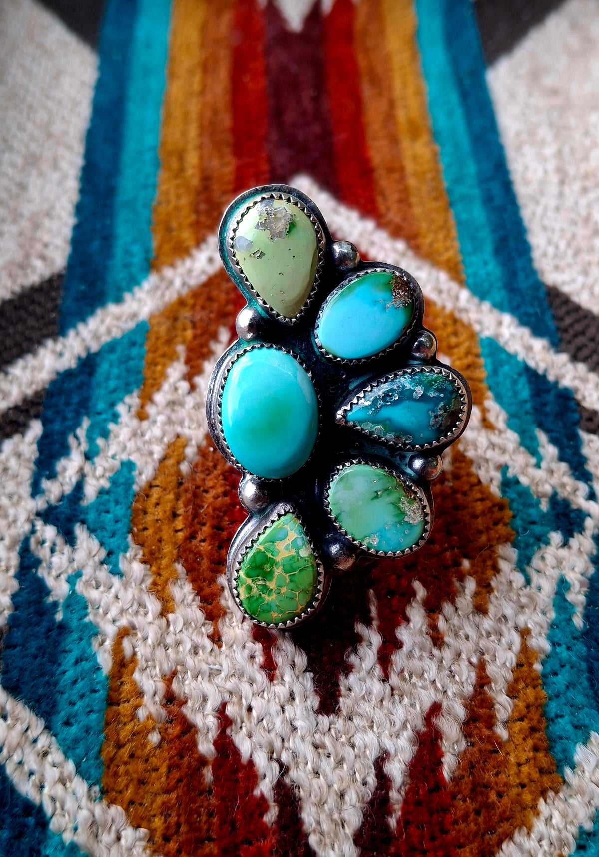 Sonoran Gold Cluster Adjustable Ring