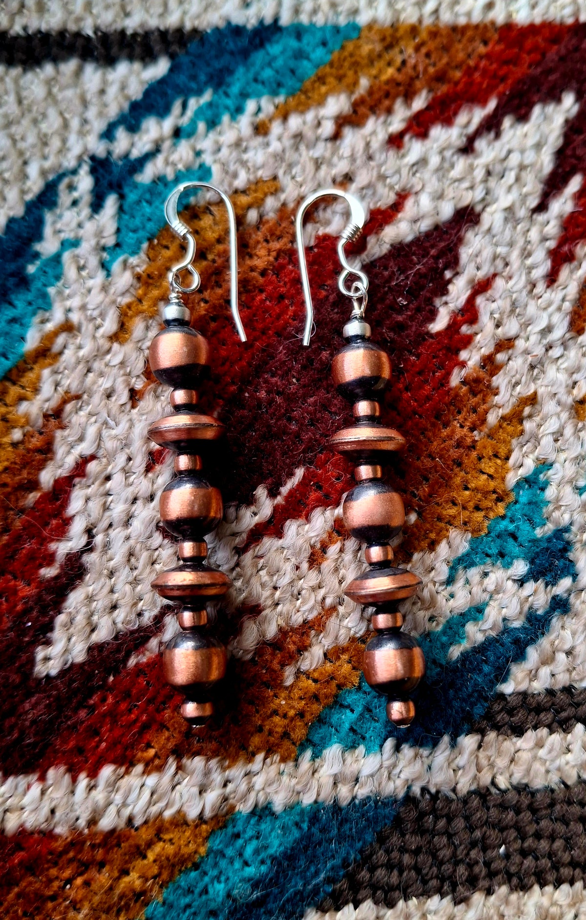 Copper Pearl Earrings