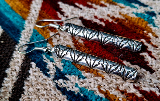 Sterling Bar Earrings