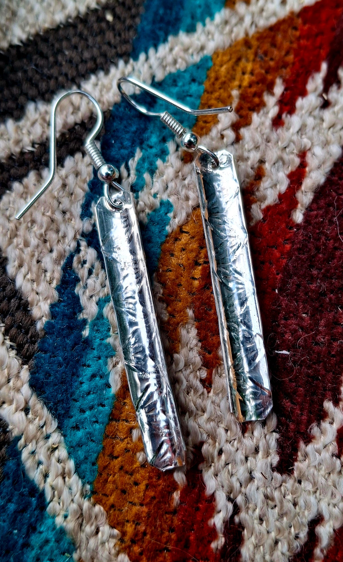 Sterling Bar Earrings - E33