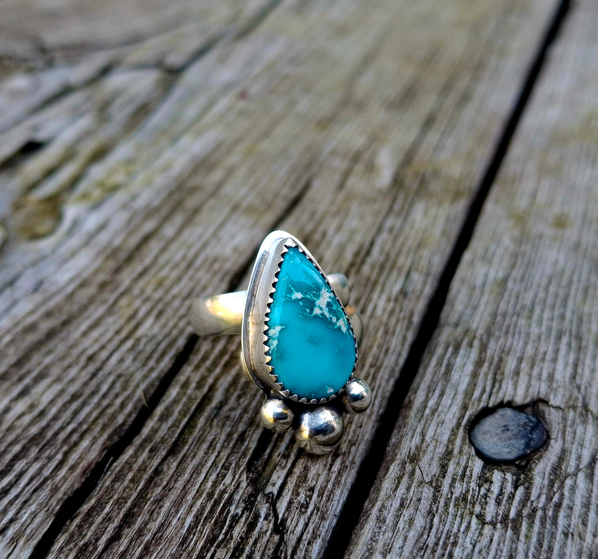 White Water Adjustable Ring