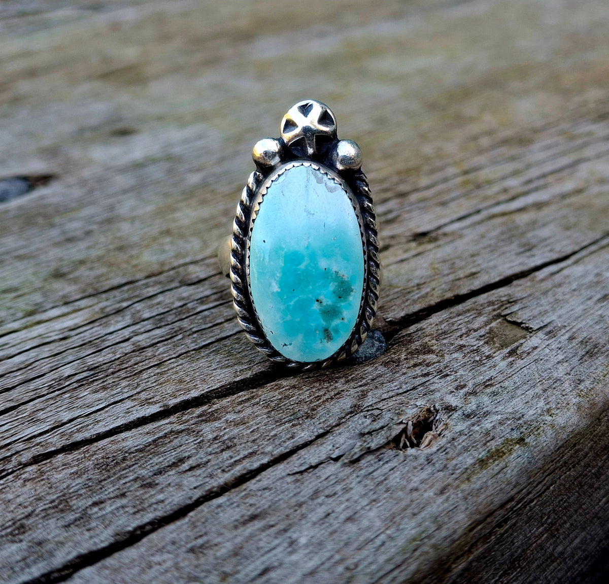 Arizona Turquoise Adjustable Ring