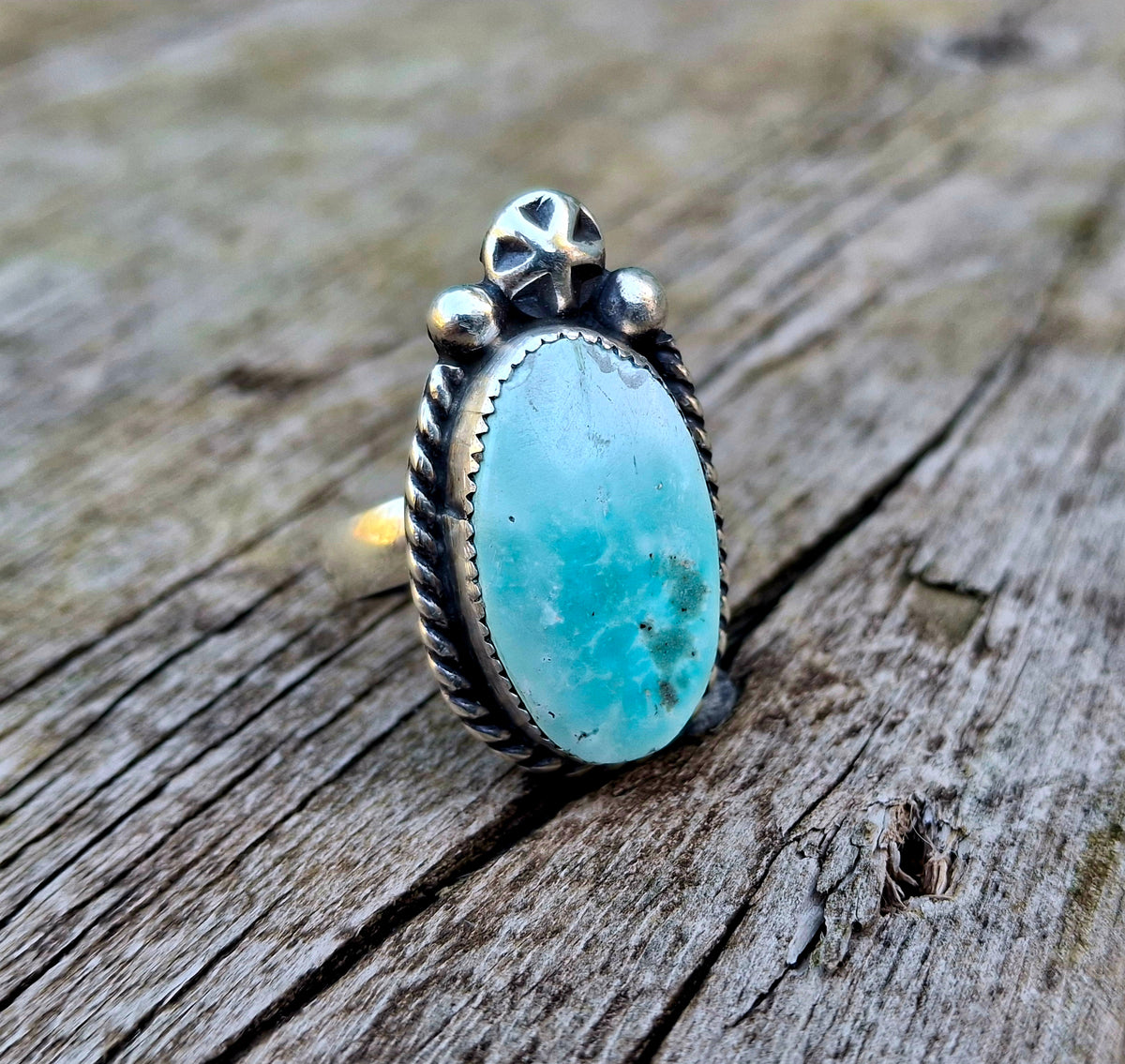 Arizona Turquoise Adjustable Ring