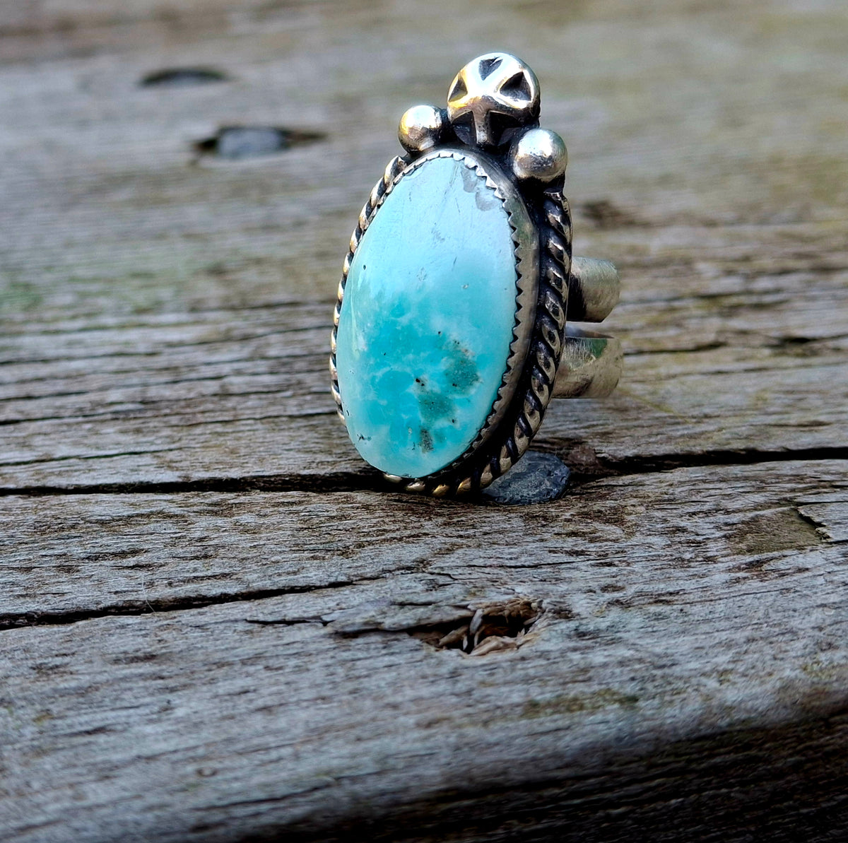 Arizona Turquoise Adjustable Ring