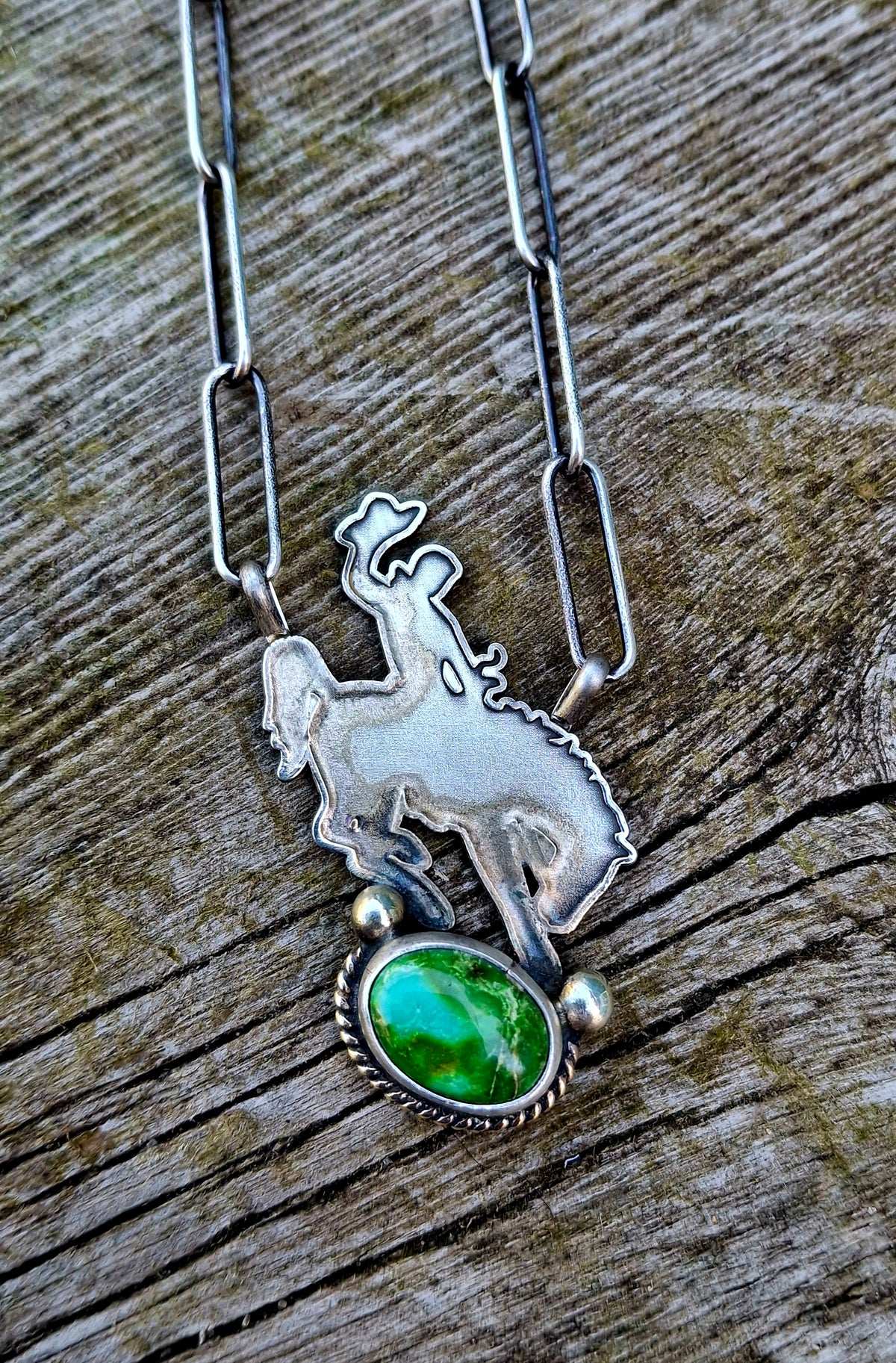 Sonoran Gold Bronc Necklace