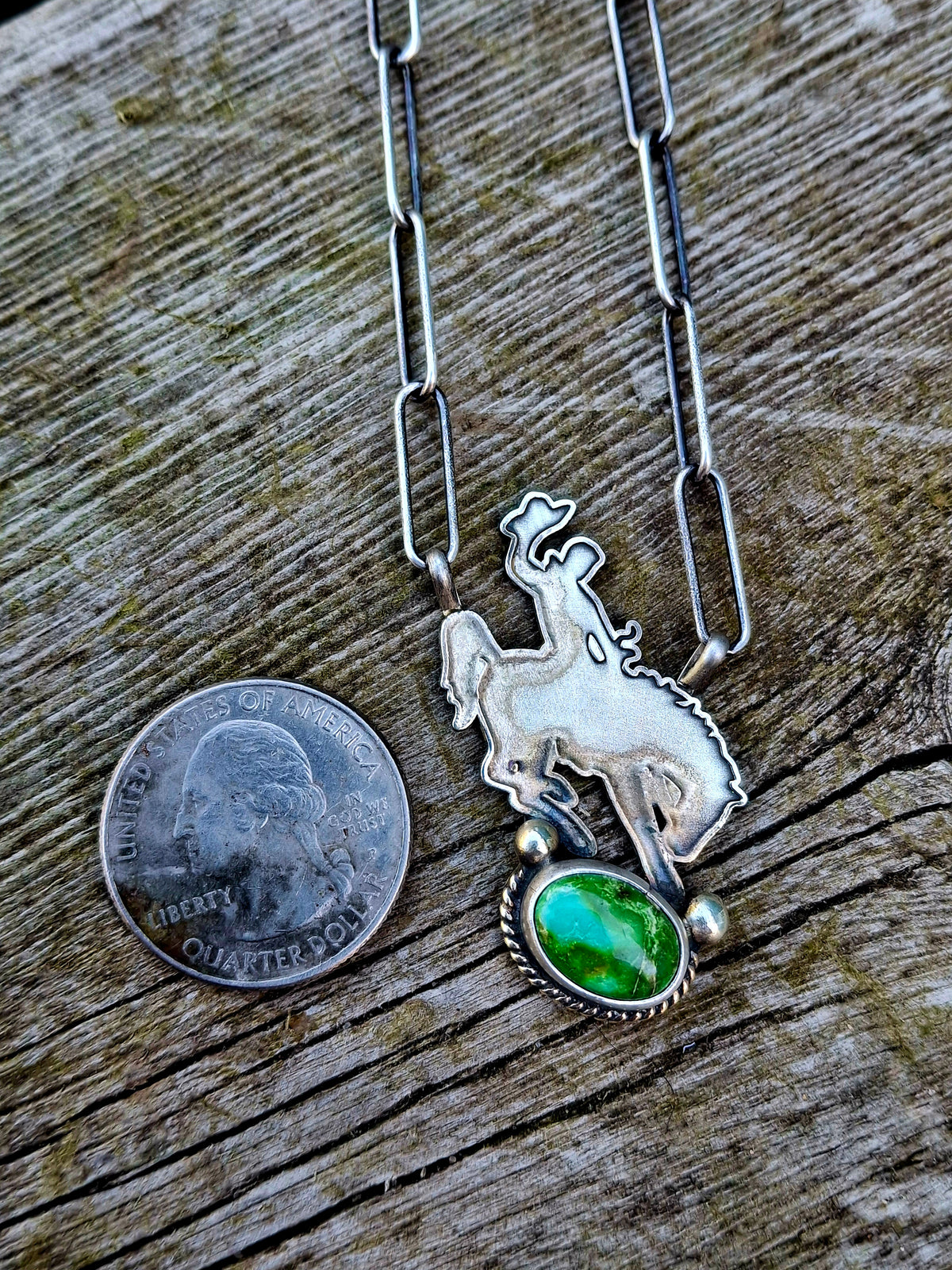 Sonoran Gold Bronc Necklace
