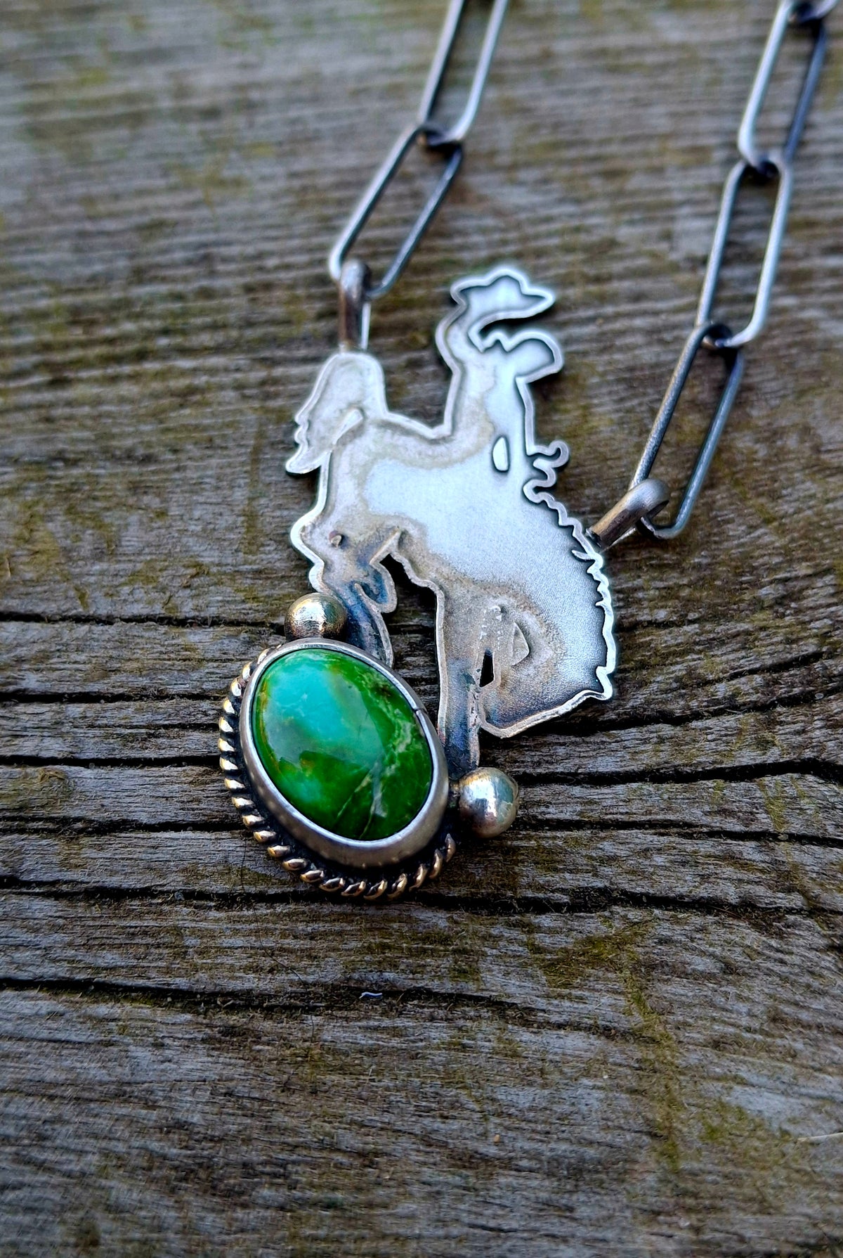 Sonoran Gold Bronc Necklace