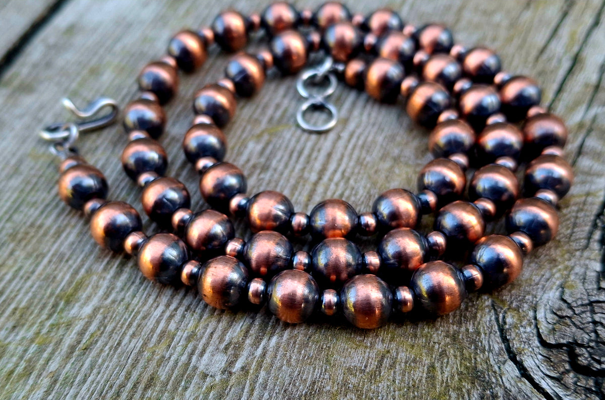 Copper Bead Necklace