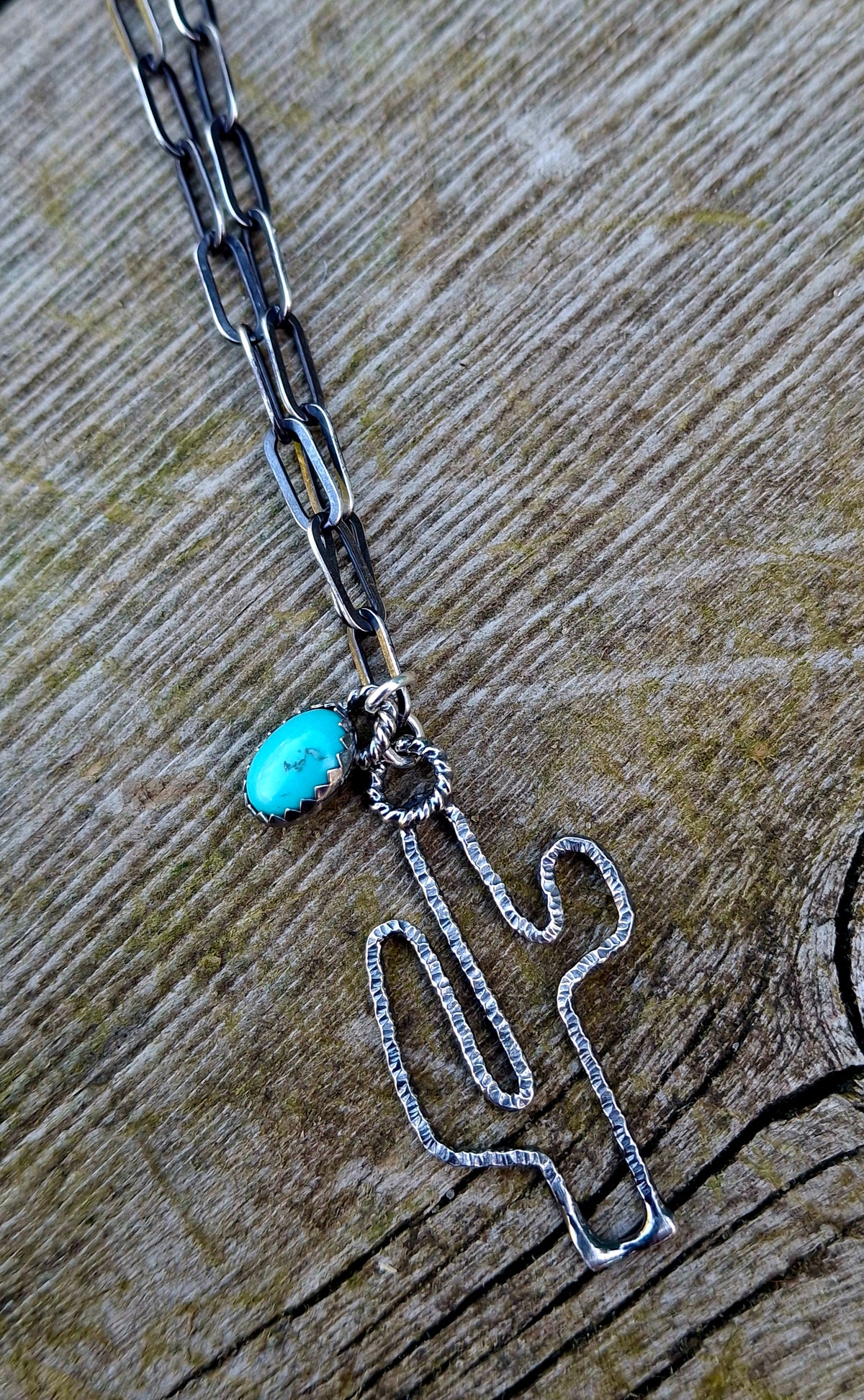 Kingman Cactus Necklace