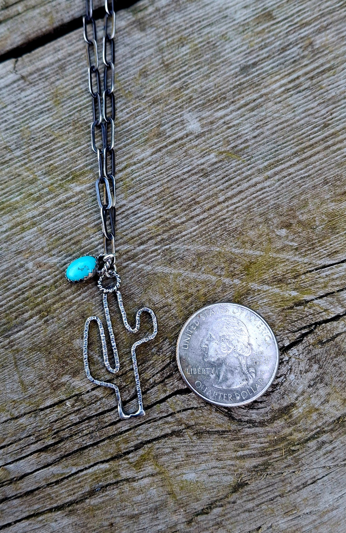 Kingman Cactus Necklace
