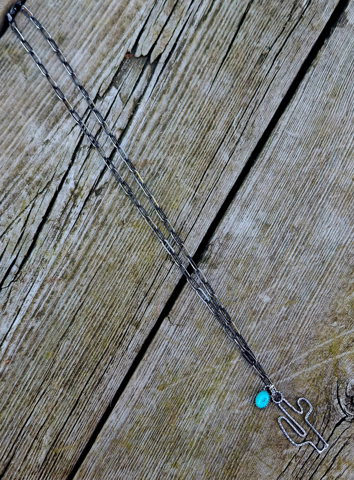 Kingman Cactus Necklace
