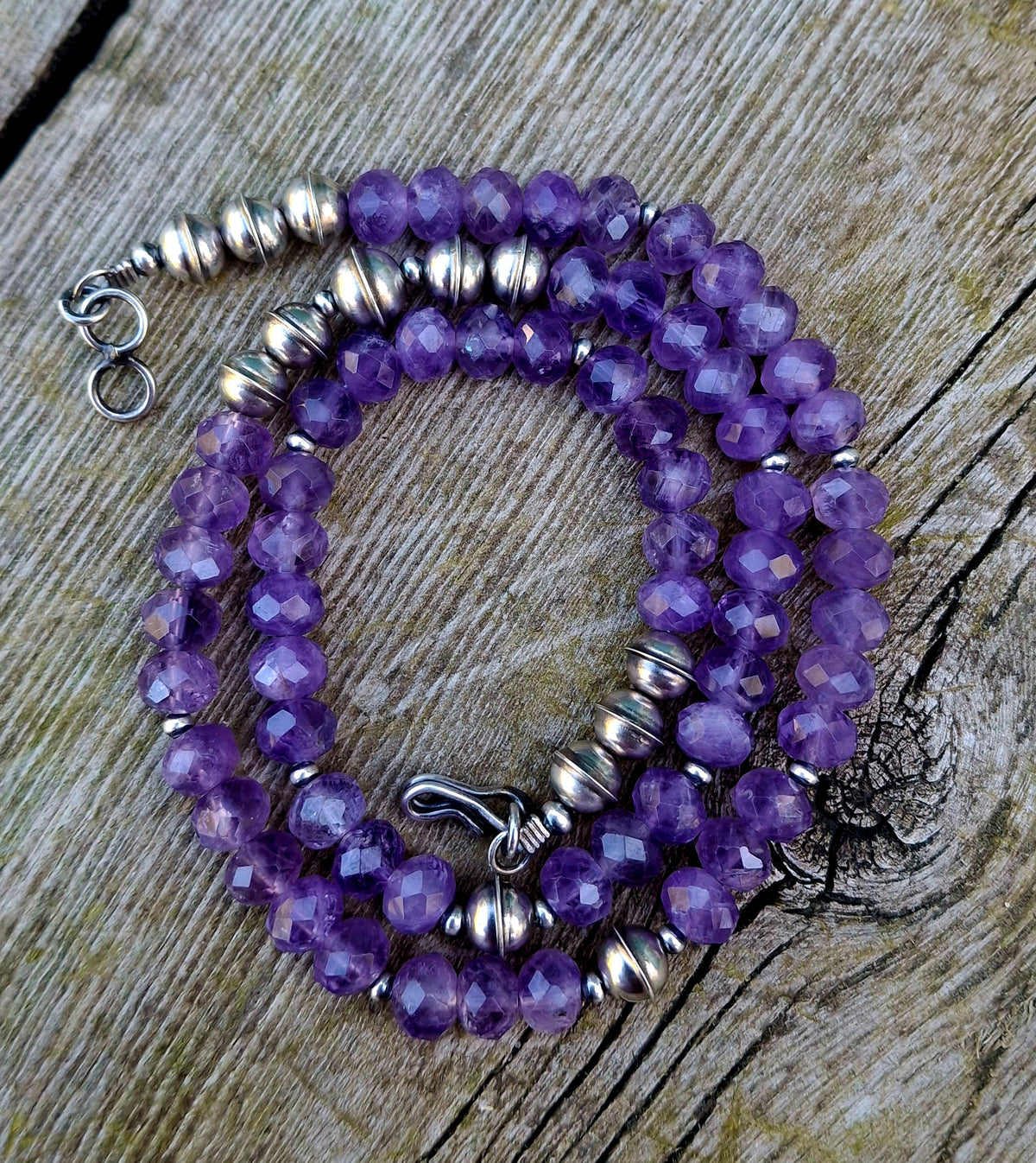 Amethyst Beaded Necklace