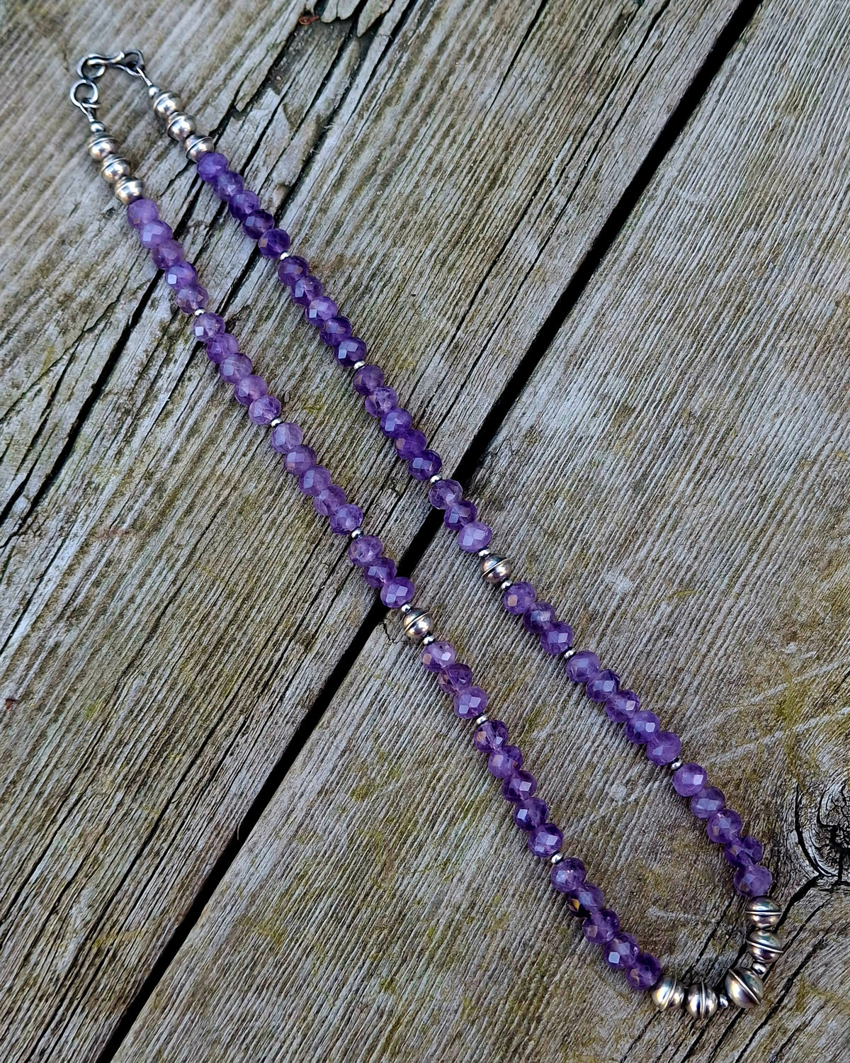 Amethyst Beaded Necklace
