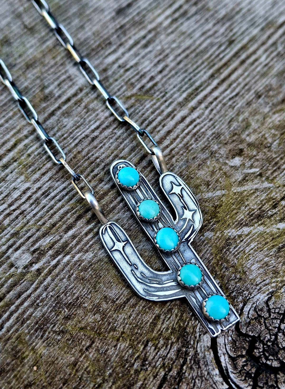 Kingman Cactus Necklace