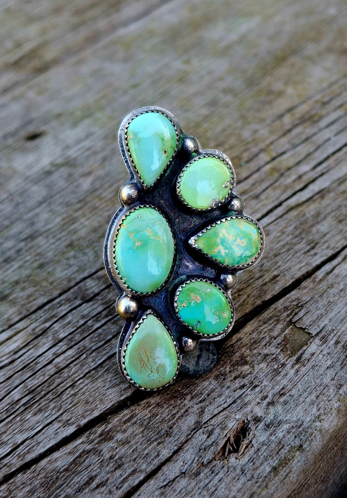 Sonoran Gold Cluster Adjustable Ring