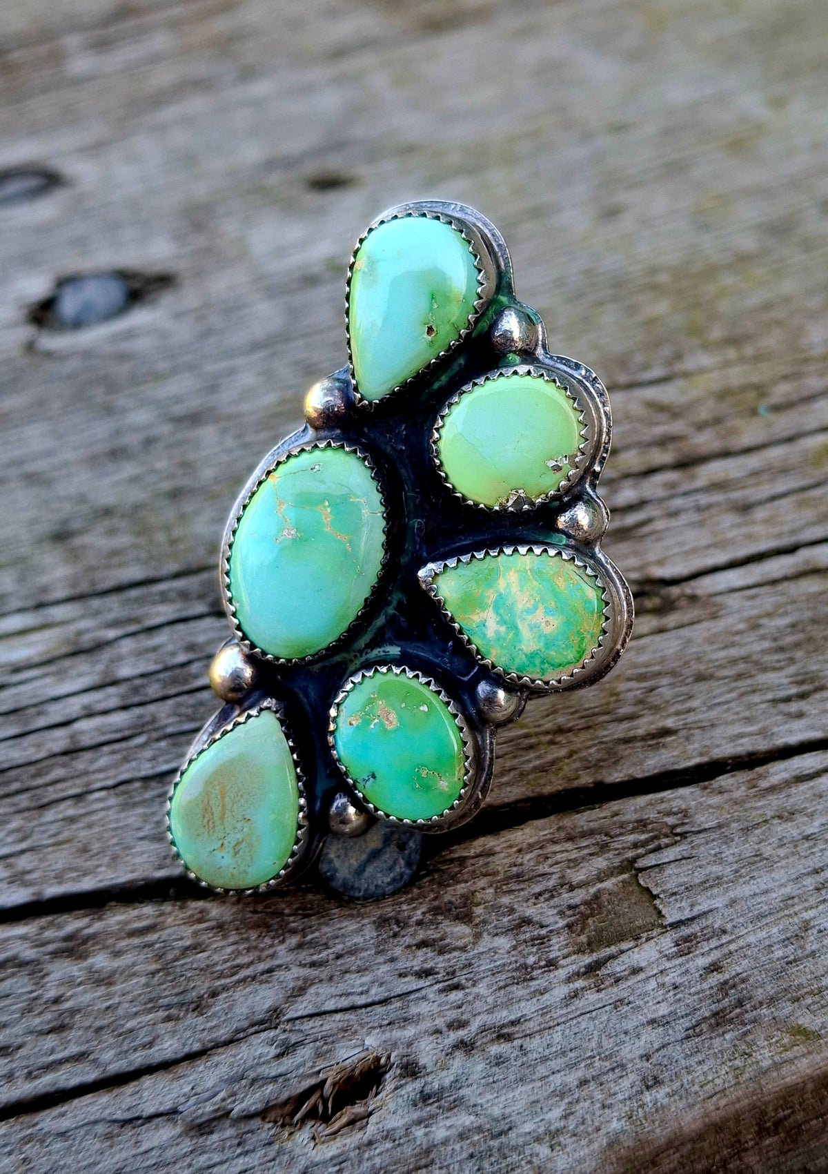 Sonoran Gold Cluster Adjustable Ring