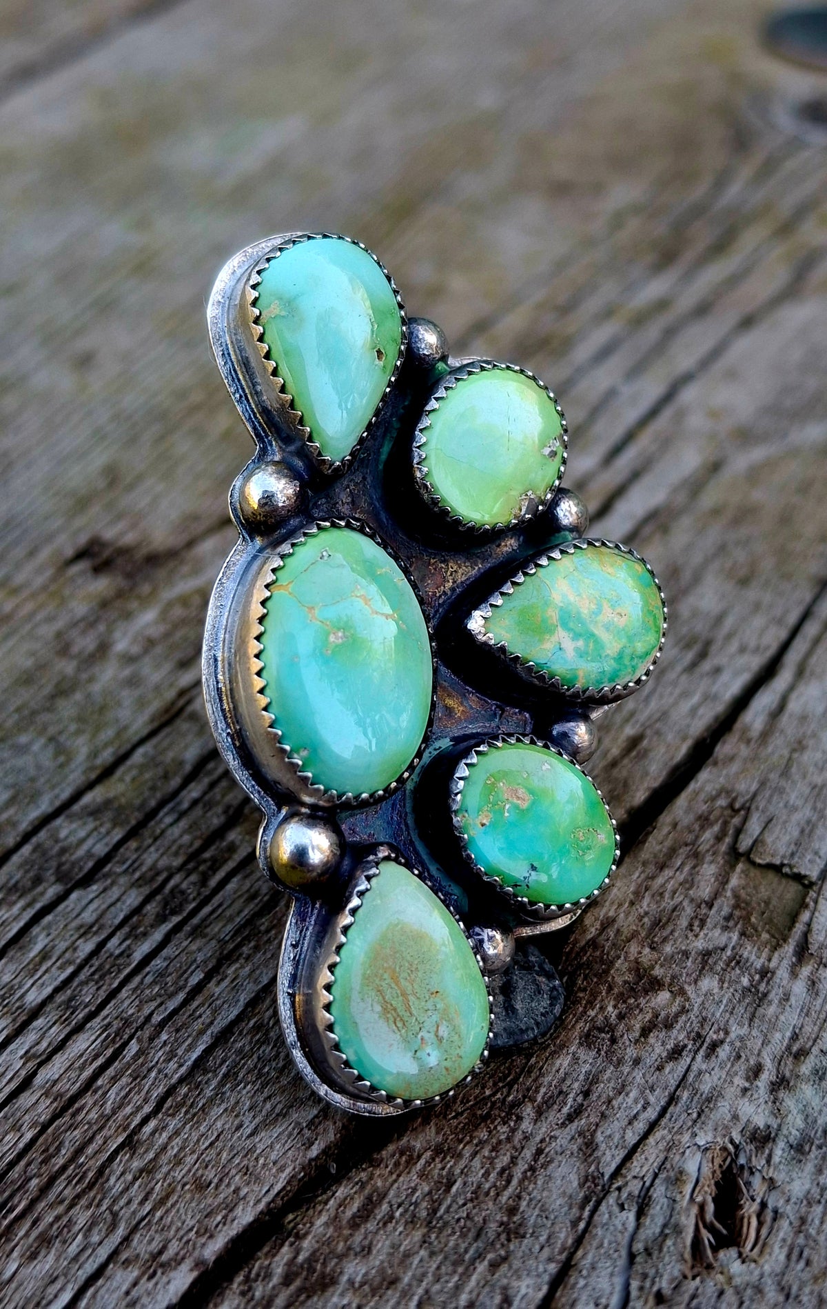 Sonoran Gold Cluster Adjustable Ring