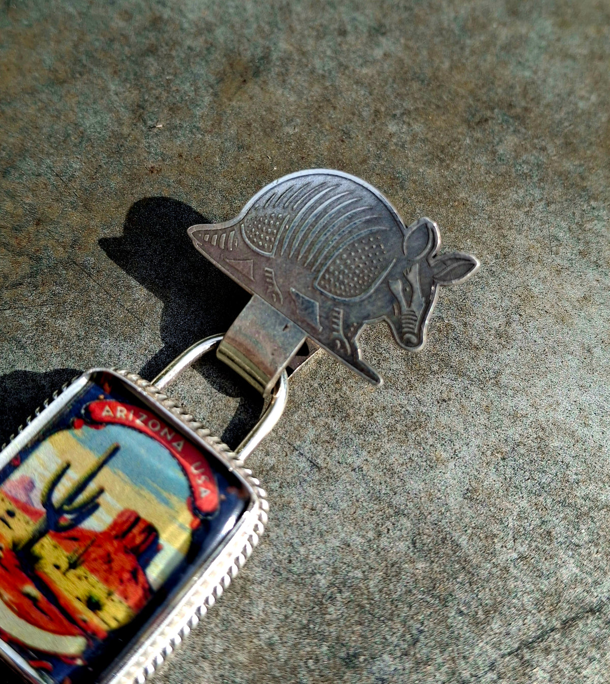 Spiny Pendant w/ Armadillo Bail