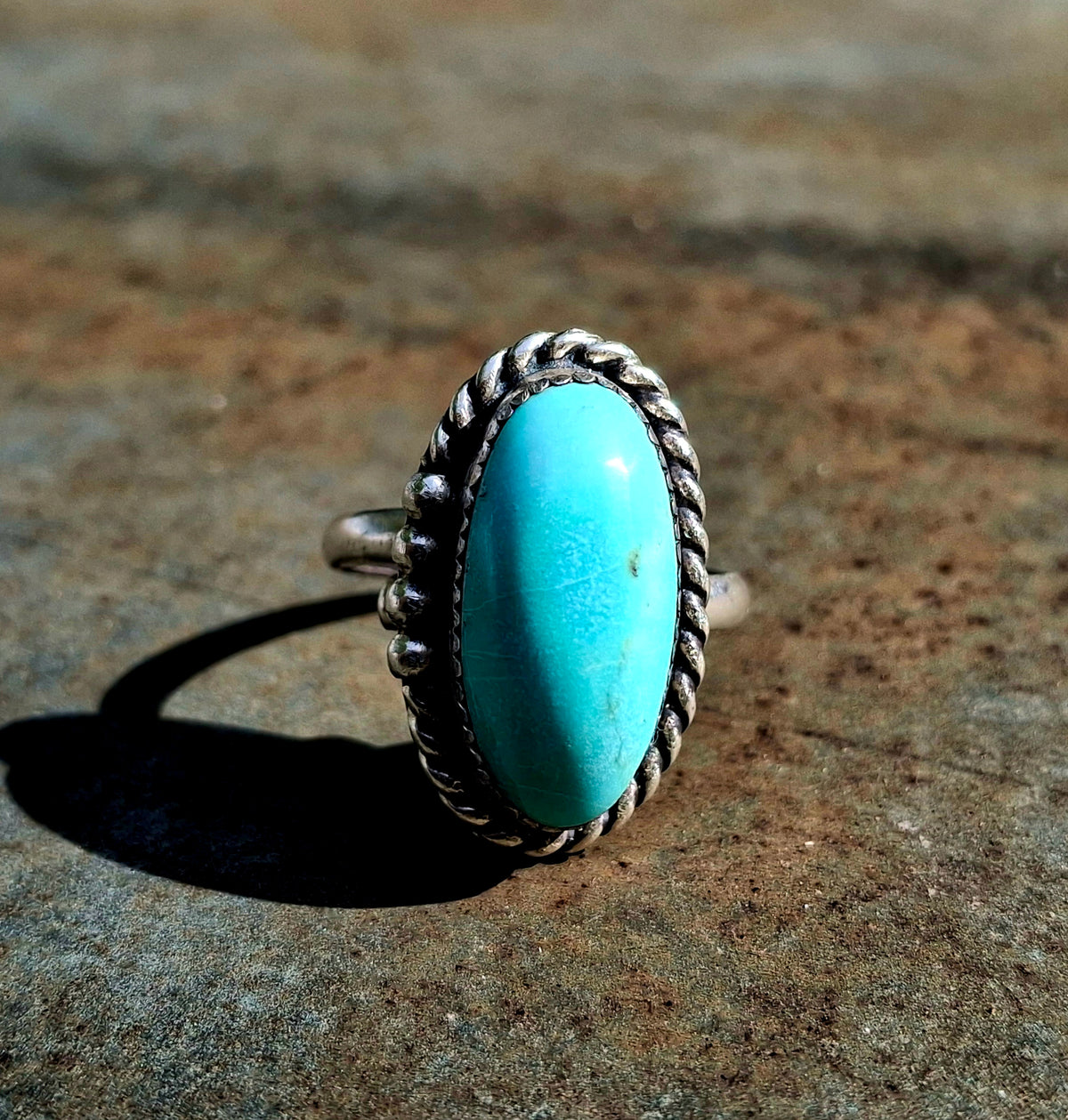 Arizona Turquoise Adjustable Ring