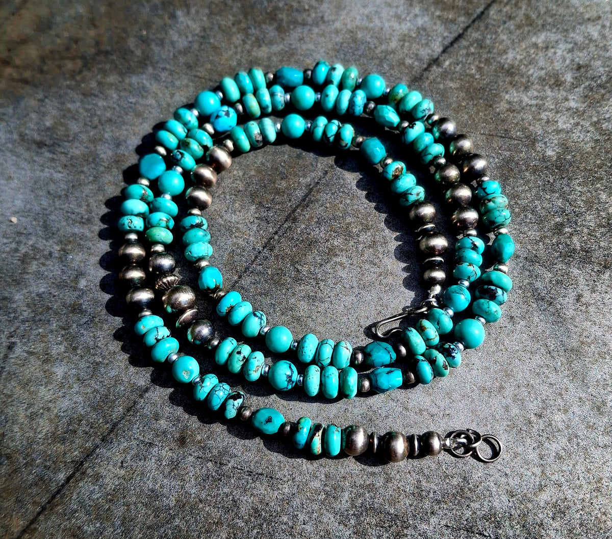Turquoise Bead Necklace